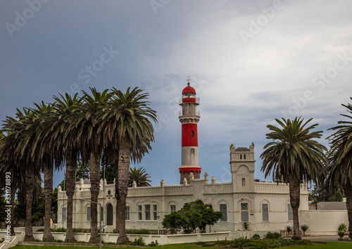Old Lighthouse in the city of Swakopmund at the Atlantic Ocean in Namibia © 5-Birds Photograpy