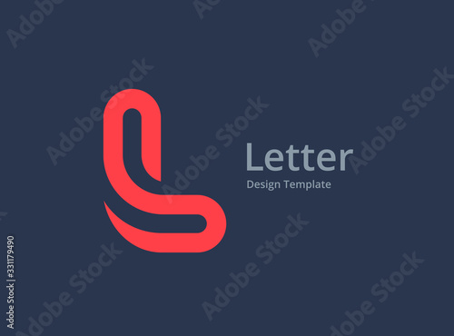 Letter L logo icon design template elements