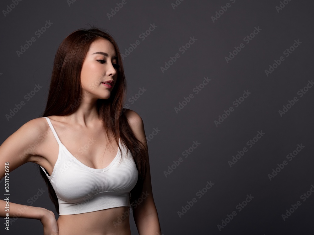 Sexy asian girl model, woman body contour, beautiful sexy asian Sexy asian girl model, woman body contour, beautiful sexy asian