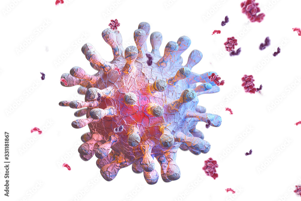 Obraz Coronavirus virus like SARS or Wuhan