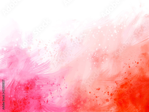 darkened colors from red to orange on a white background