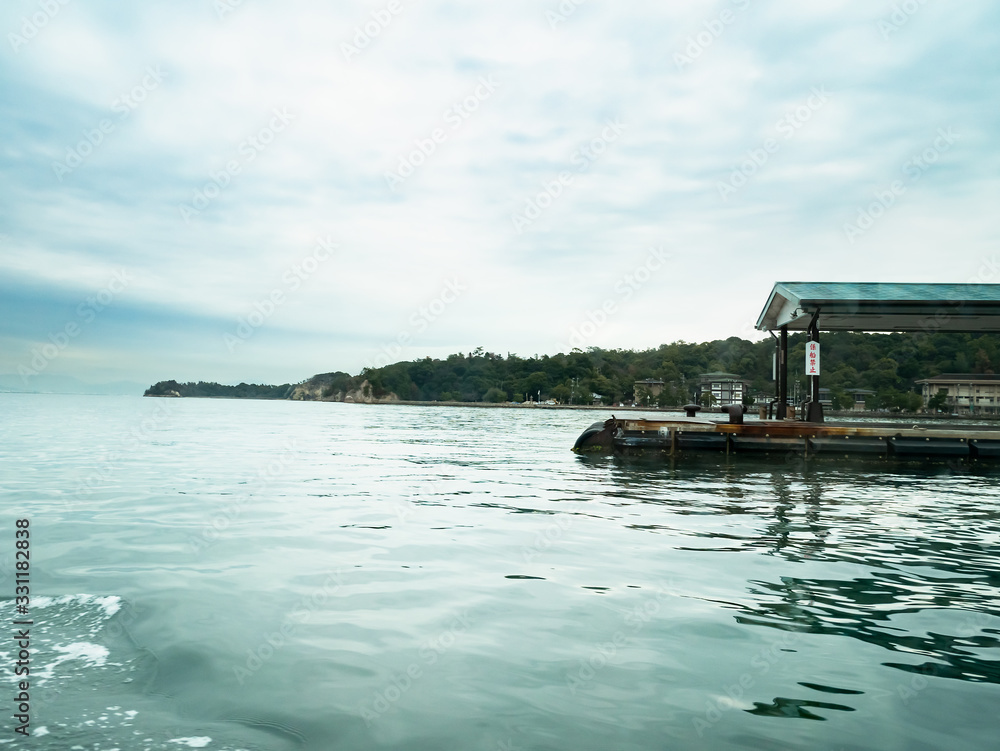 広島県の宮島、フェリー、宮島フェリー