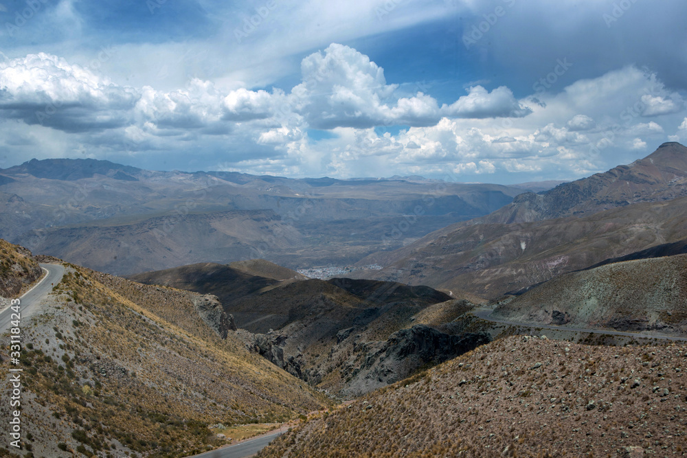 Highlands Peru Andes.
