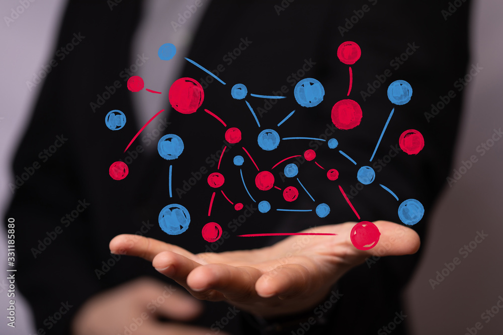 group of people talking in social network. group of people talking in social network.