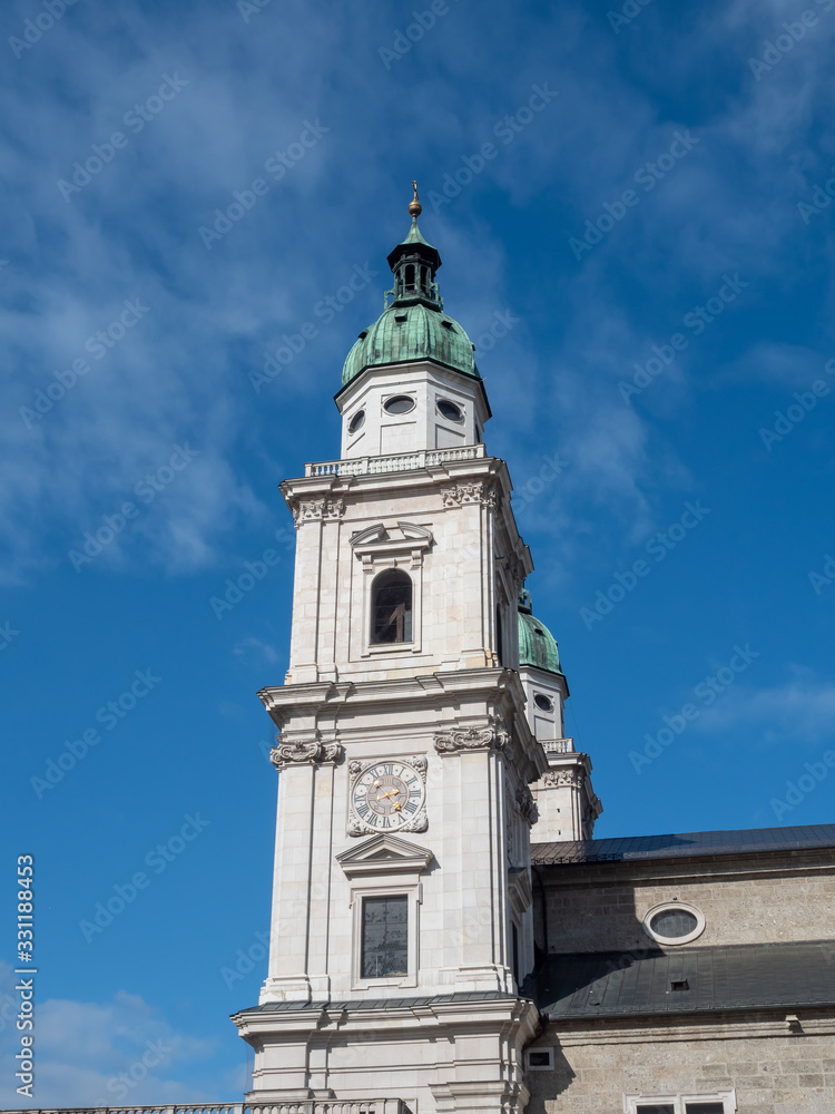 Salzburg Cathedral is the seventeenth-century Baroque cathedral of the Roman Catholic Archdiocese of Salzburg in the city of Salzburg, Austria Salzburg Cathedral is the seventeenth-century Baroque cathedral of the Roman Catholic Archdiocese of Salzburg in the city of Salzburg, Austria