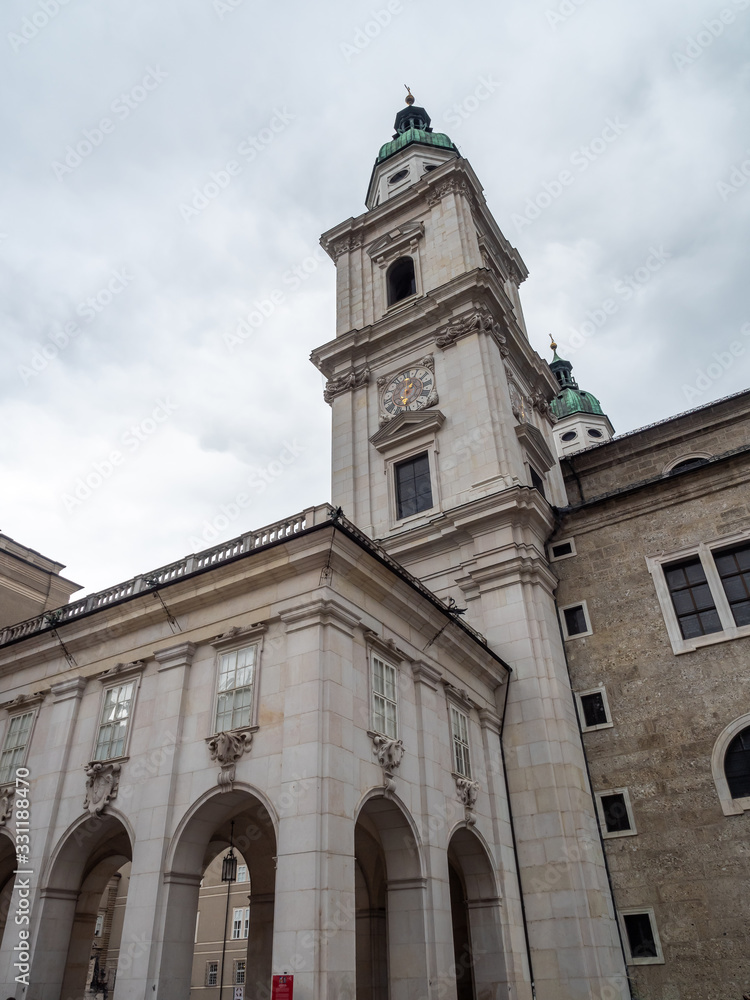 Salzburg Cathedral is the seventeenth-century Baroque cathedral of the Roman Catholic Archdiocese of Salzburg in the city of Salzburg, Austria