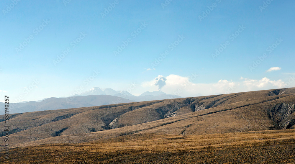 Highlands Peru Andes. Desert