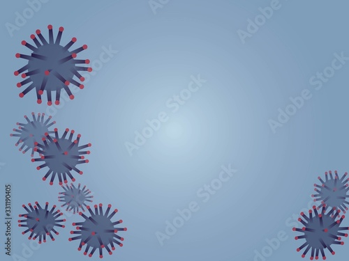 Corona virus illustration 