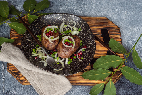 Georgian cuisine cutlet Apkhazura