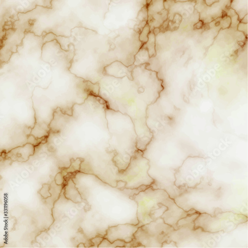 Brown marble texture backgrond seamless on white cream color background. Marble surface with brown color tint. Brown marble texture background pattern with high resolution. Light to dark brown marble.