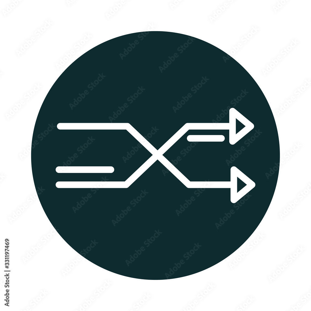 digital connection sound block style icon digital connection sound block style icon