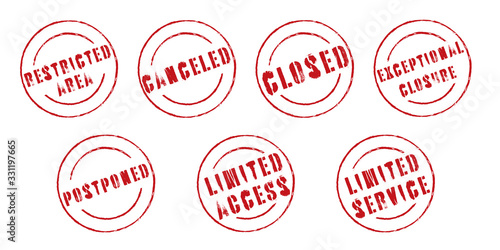 Red stamp set