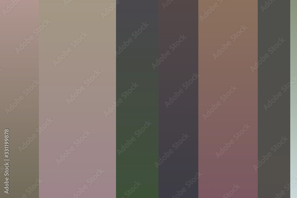 Green and brown stripes or lines abstract vector background. Simple pattern.