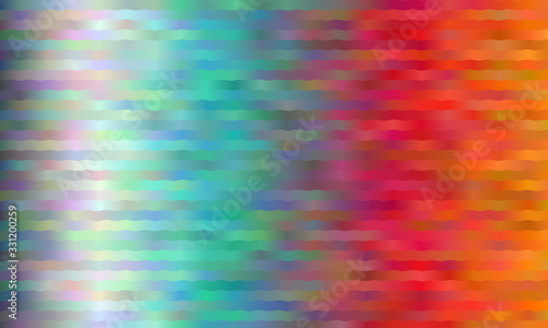 Wallpaper Mural red orange green stripes waves abstract vector background. Simple pattern. Torontodigital.ca