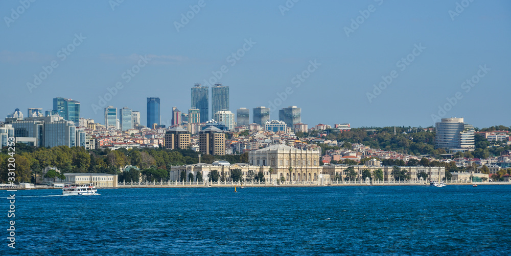 View of Bosphorus Strait in Istanbul, Turkey