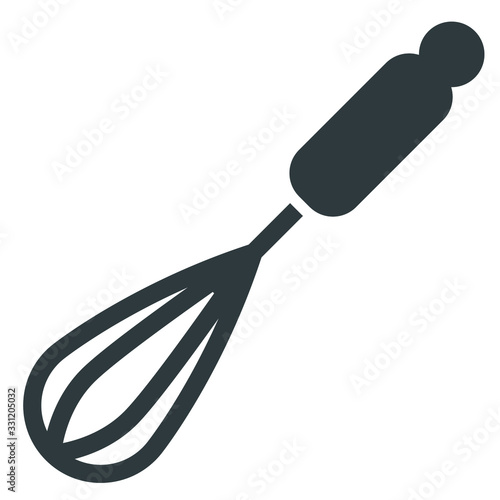  whisk black icons on white background