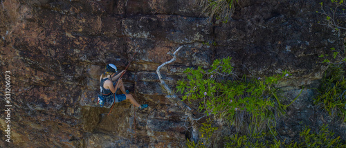 Photography Seance d'escalade sur la falaise du rocher Leclerc en Martinique