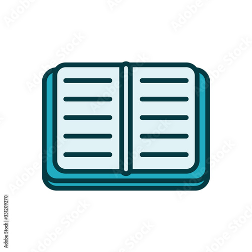 text book line style icon © Jemastock