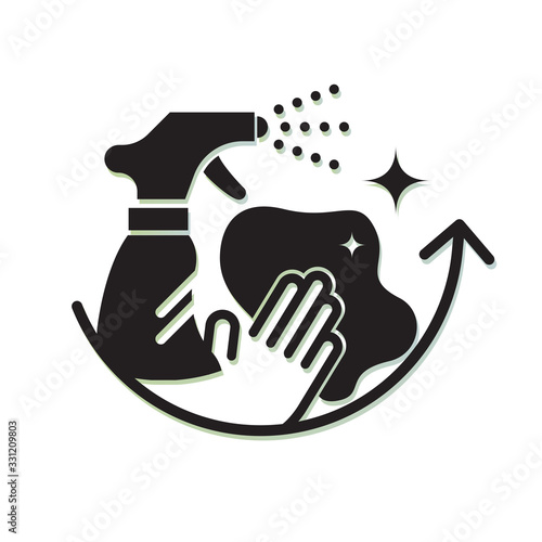 Comprehensive Surface Cleaning - Protective Measures - Icon