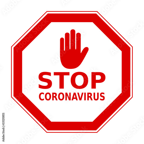 znak stop coronavirus