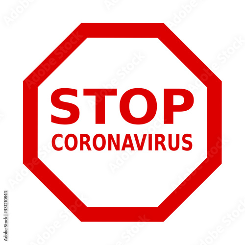 znak stop coronavirus