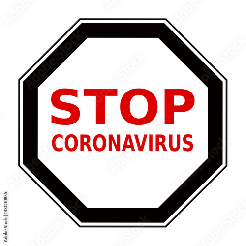 znak stop coronavirus
