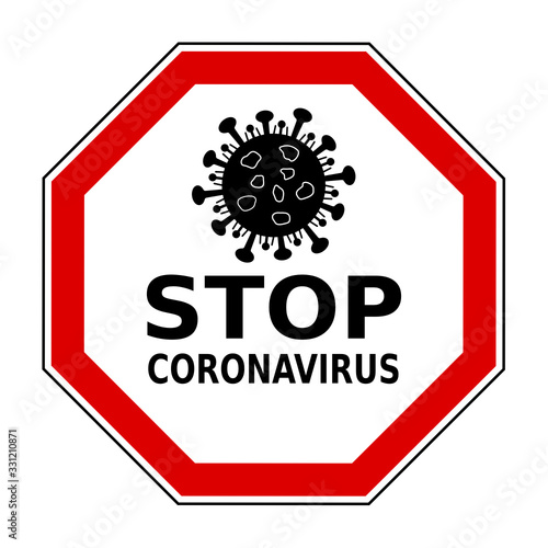 znak stop coronavirus