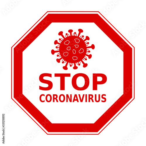 znak stop coronavirus