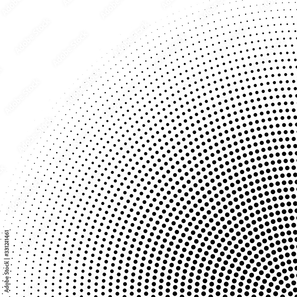 Halftone radial dotted minimal texture. Vector monochrome spray grunge background Halftone radial dotted minimal texture. Vector monochrome spray grunge background