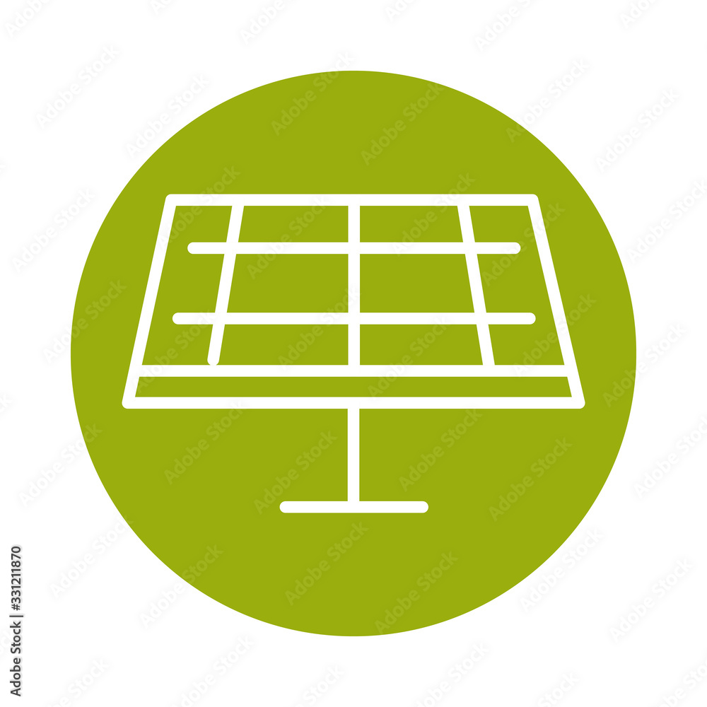 solar panel renewable alternative sustainable energy block line style icon solar panel renewable alternative sustainable energy block line style icon