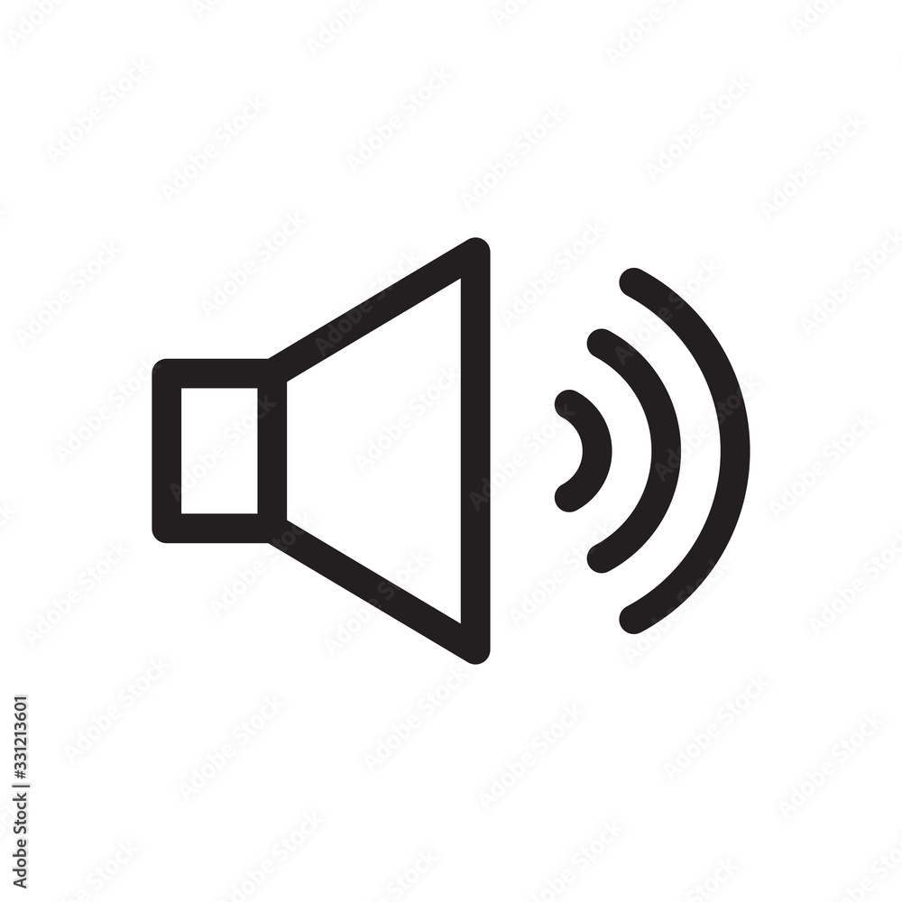 speaker vector icon in trendy flat design speaker vector icon in trendy flat design