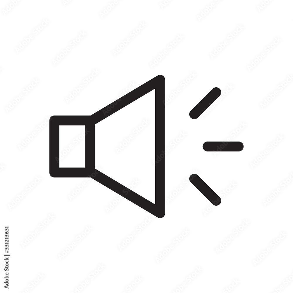speaker vector icon in trendy flat design speaker vector icon in trendy flat design