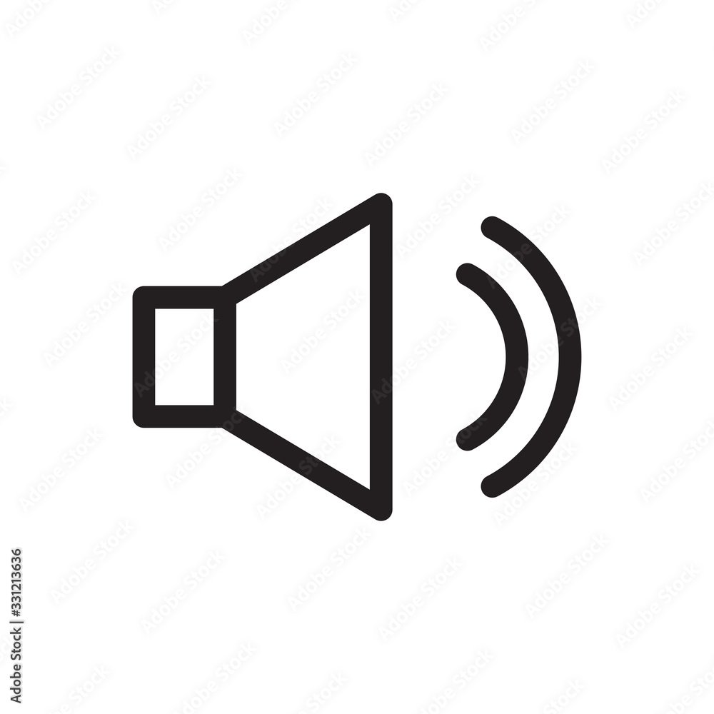 speaker vector icon in trendy flat design speaker vector icon in trendy flat design