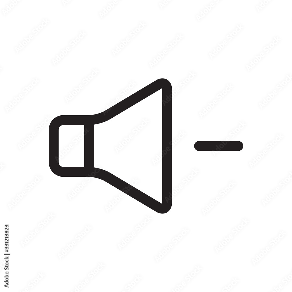 speaker vector icon in trendy flat design speaker vector icon in trendy flat design