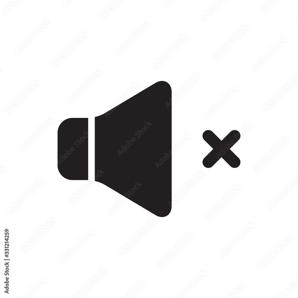 speaker vector icon in trendy flat design speaker vector icon in trendy flat design