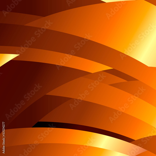 Abstract volumetric geometric background. curled lines in motion