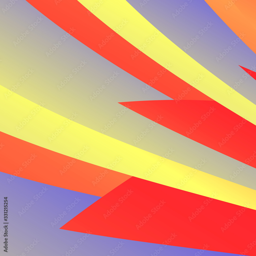 Abstract volumetric geometric background. curled lines in motion Abstract volumetric geometric background. curled lines in motion