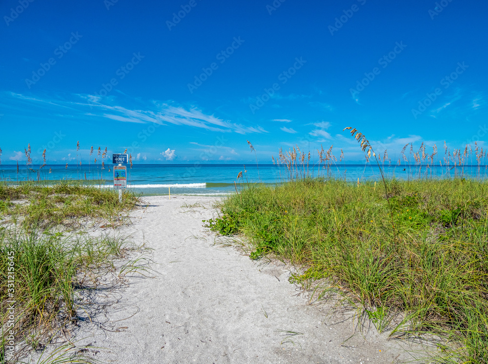 Gulf of Mexico beach on Longboat Key Florida Gulf of Mexico beach on Longboat Key Florida