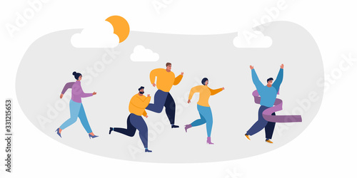 Modern Flat design people and Business concept for Smart Workout, easy to use and highly customizable. Modern vector illustration concept, isolated on white background.