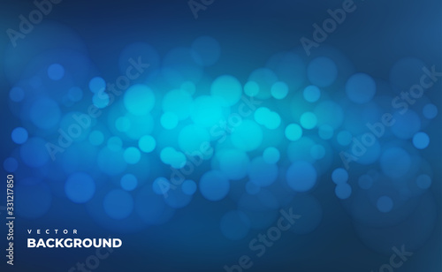 Abstract smooth vector color background with bokeh blurred light spots. Universal texture for wallpaper or web design. Can be set on screen as background illustration.