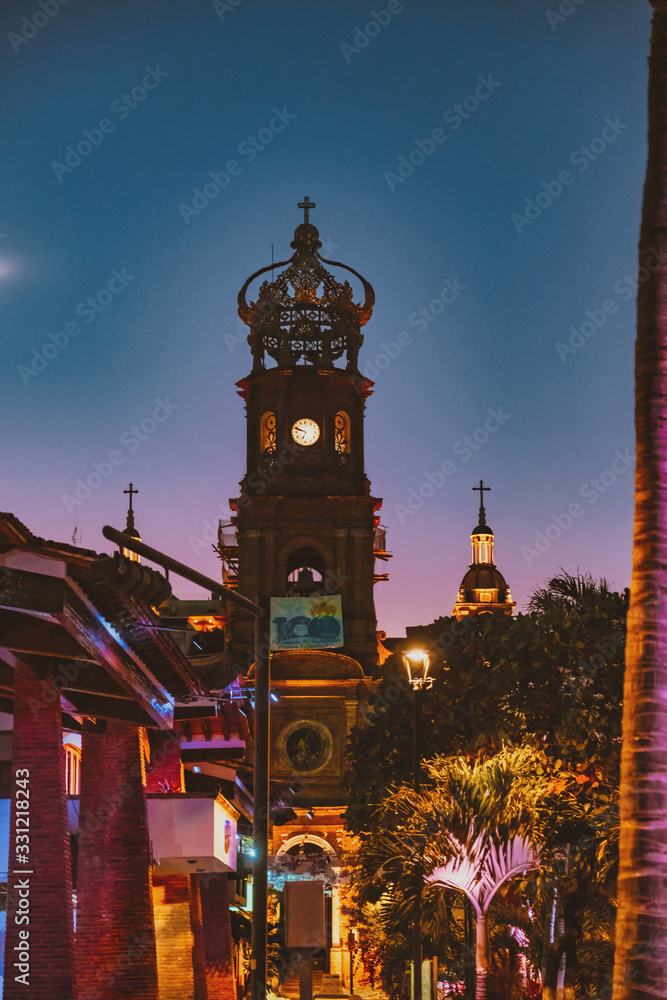 Naklejka premium Parroquia de Nuestra Señora de Guadalupe Puerto Vallarta