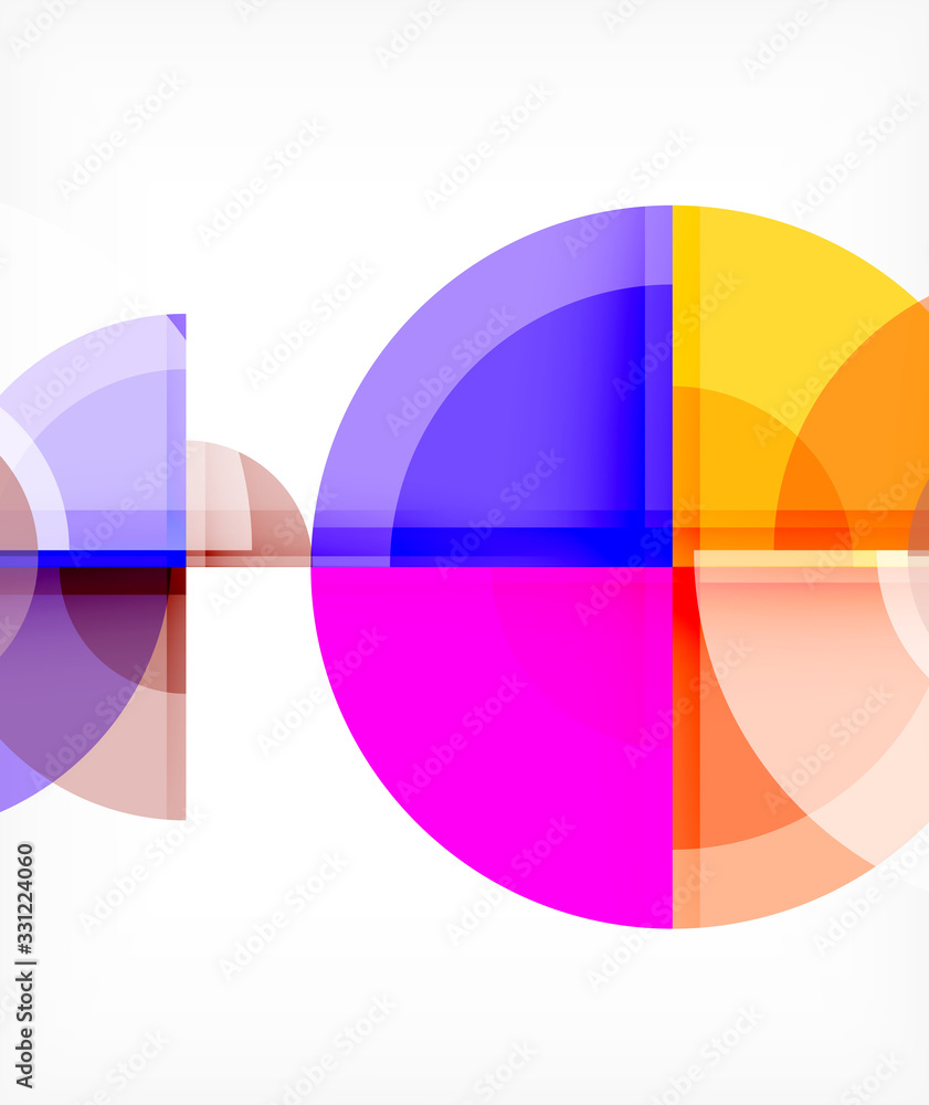 Abstract background, circle and triangle design round shapes overlapping. Geometric trendy template. Vector Illustration For Wallpaper, Banner, Background, Card, Book Illustration, landing page Abstract background, circle and triangle design round shapes overlapping. Geometric trendy template. Vector Illustration For Wallpaper, Banner, Background, Card, Book Illustration, landing page