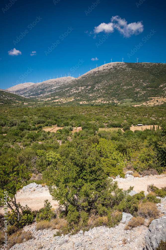 Obraz premium Kefalonia inland landscape