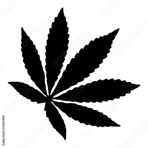 Cannabis Leaf Clipart 2