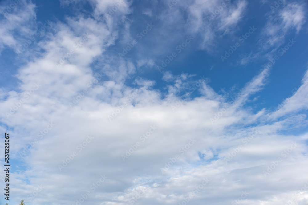 Fototapeta premium Blue sky and clouds