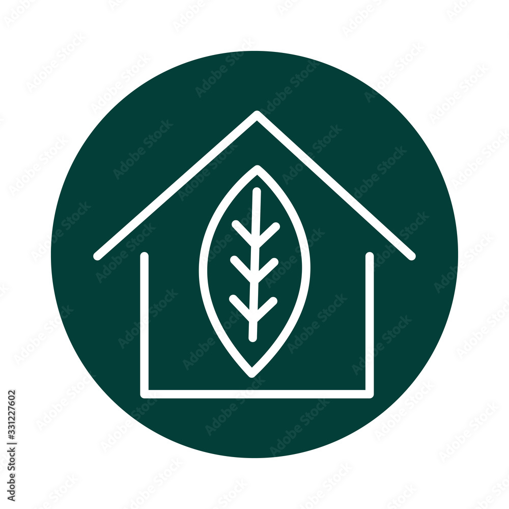 house ecology alternative sustainable energy block line style icon house ecology alternative sustainable energy block line style icon