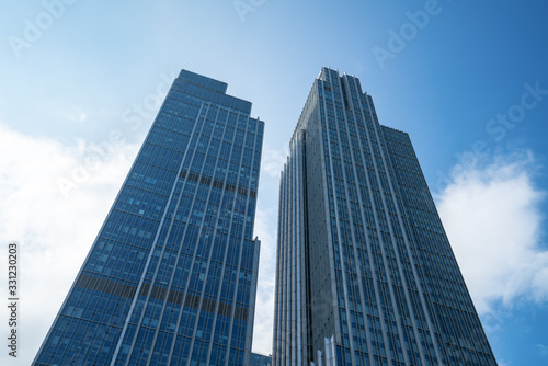 looking Up Modern Office Building