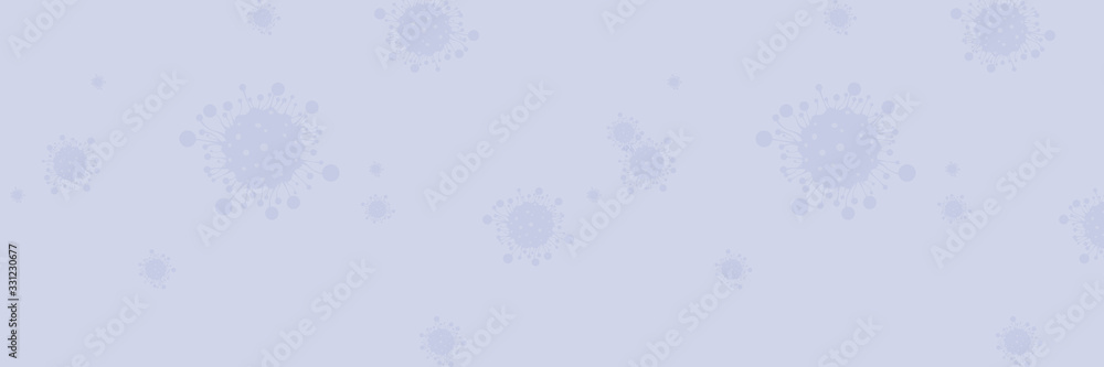 Naklejka premium Abstract coronavirus background. Medical and science headline.