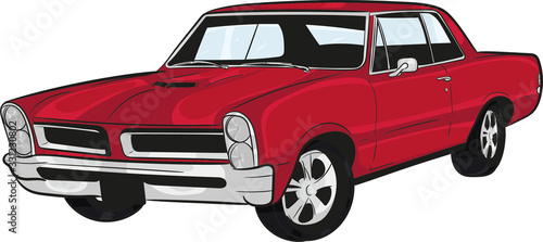 cartoon car, muscle car,classic car,historic car