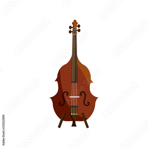 cello string musical instrument isolated icon
